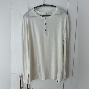 White/Cream Henley Shirt